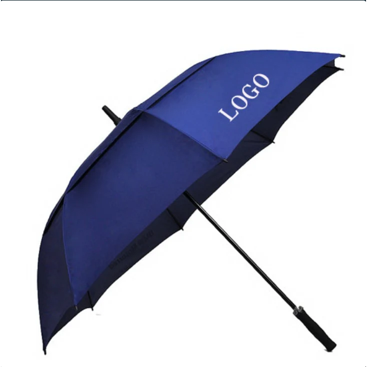 60 Inches Automatic Open Golf Umbrella Rain Gear 1