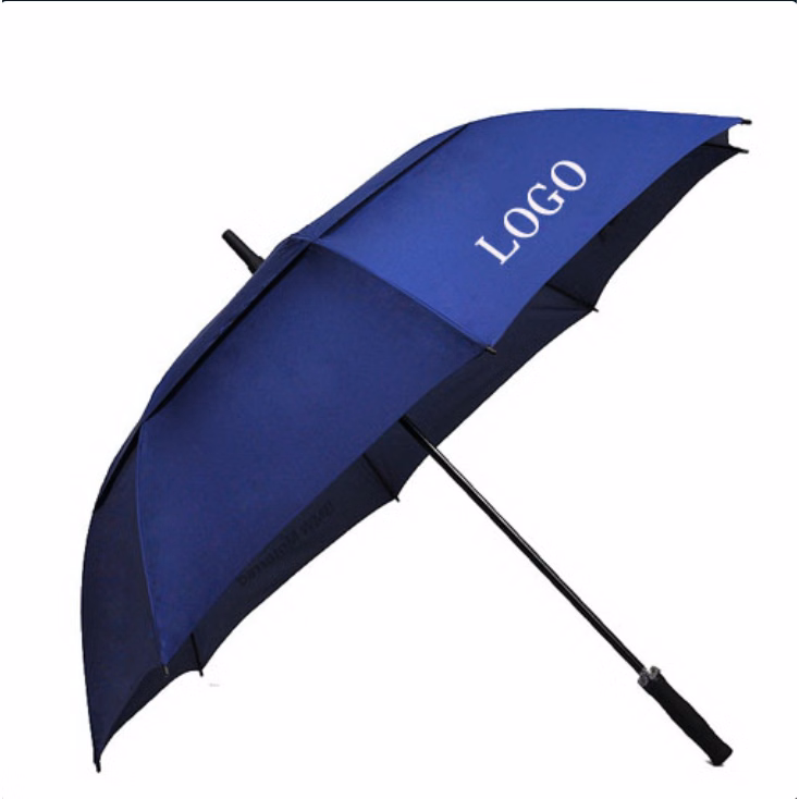 60 Inches Automatic Open Golf Umbrella Rain Gear