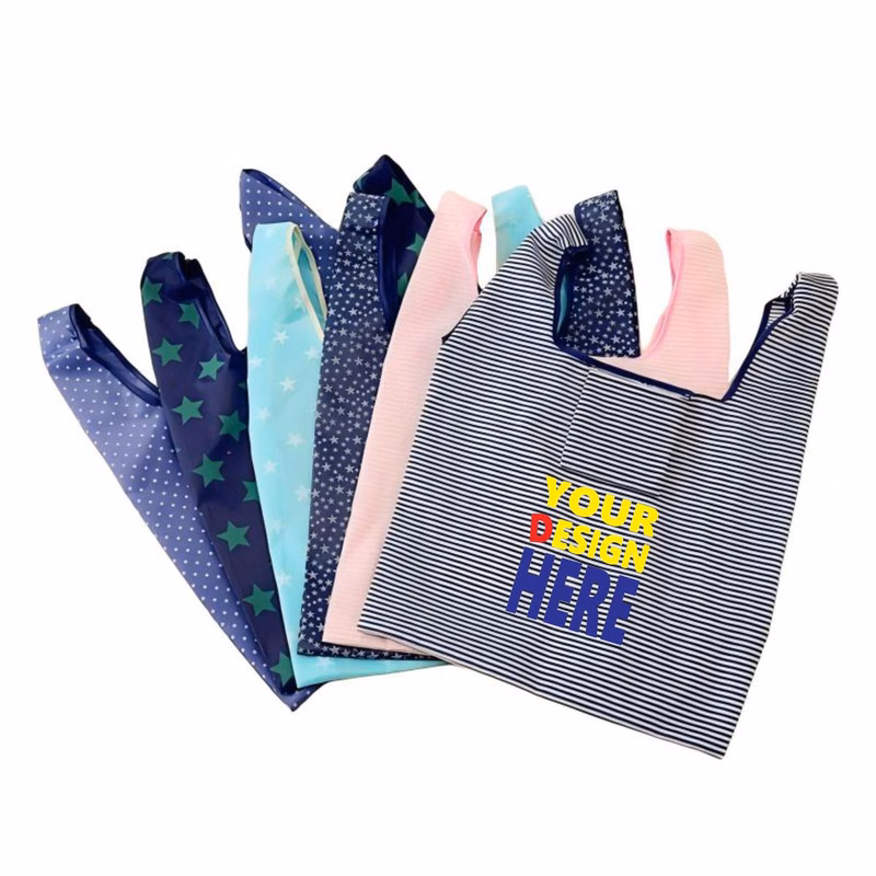 14x21.5 Foldable Oxford Grocery Tote Bag