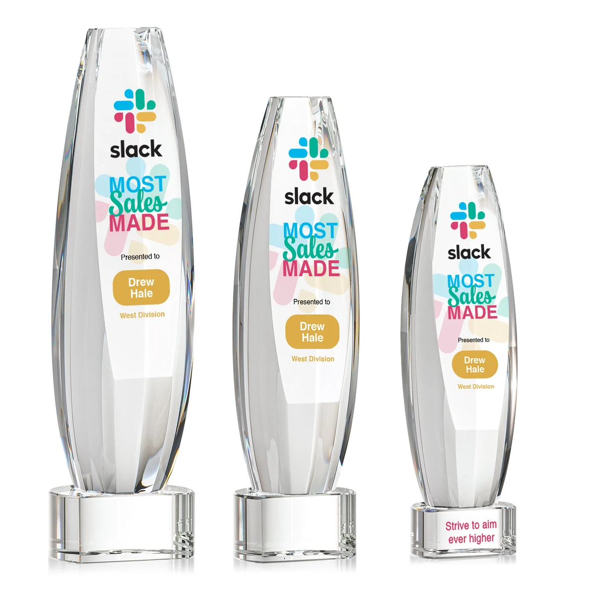 Hoover VividPrint™ Award on Paragon Base - Clear 1