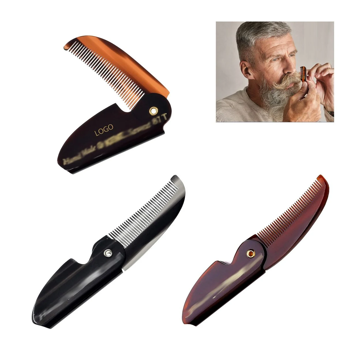 Handmade Folding Pocket Comb 1