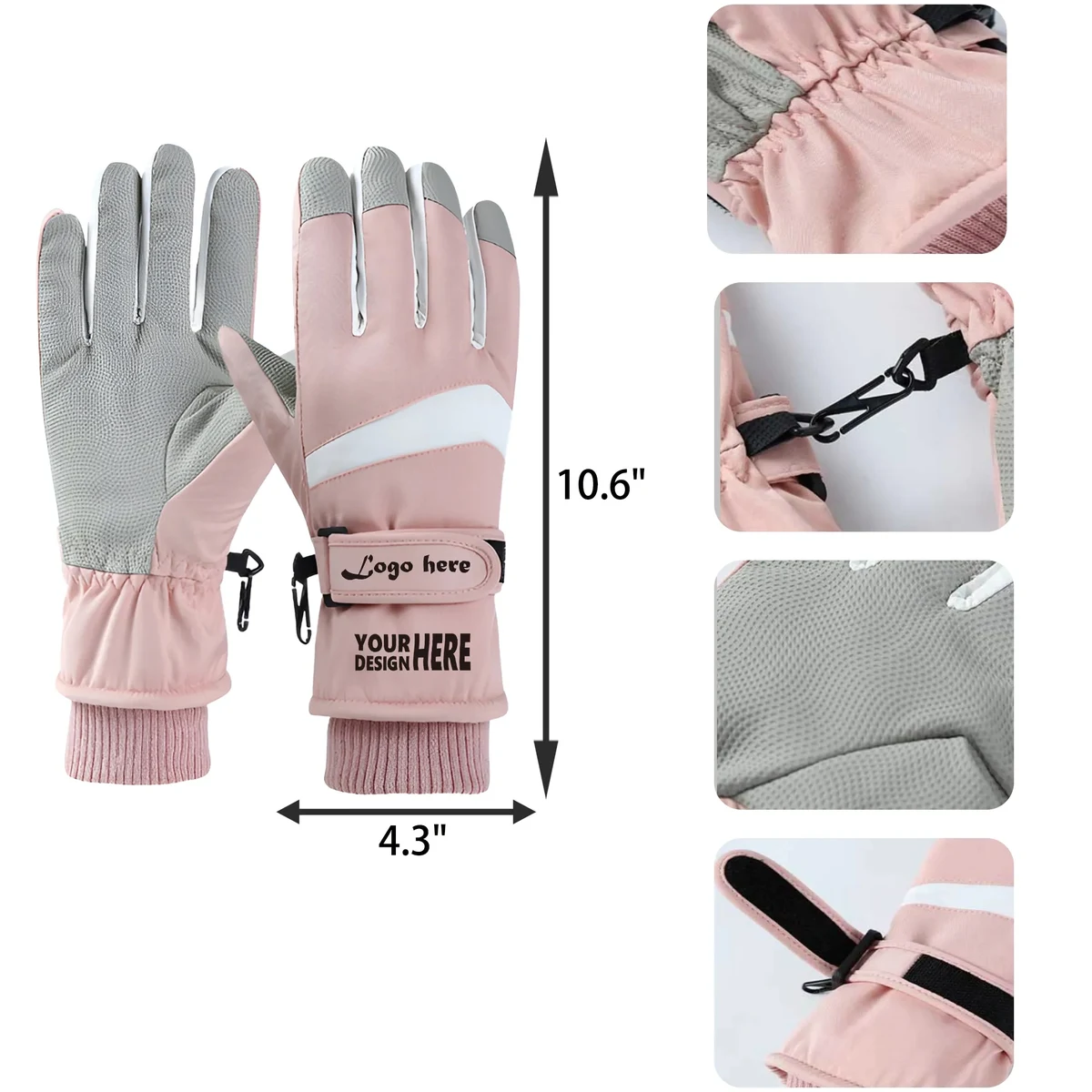 MOQ 50 PCS Winter Outdoor Sports Warm Gloves 1