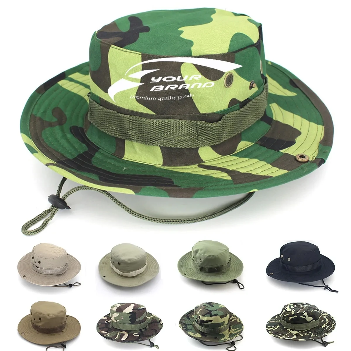 Fishing Safari Bucket Hat Camouflage Tactical Cap 1