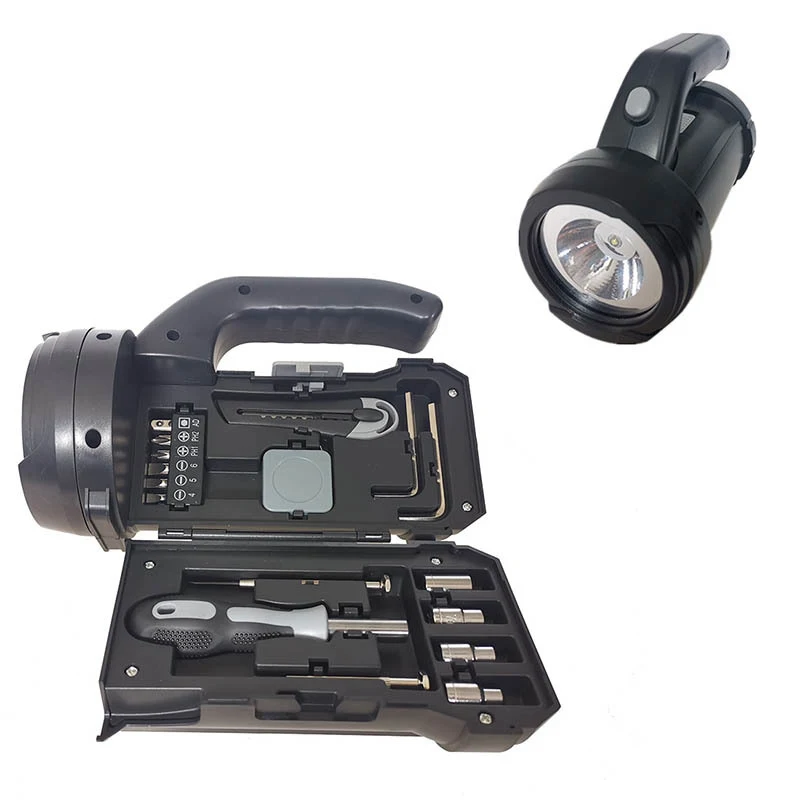 Portable Flashlight and Tool Kit Torchlight with Built In Tools 1