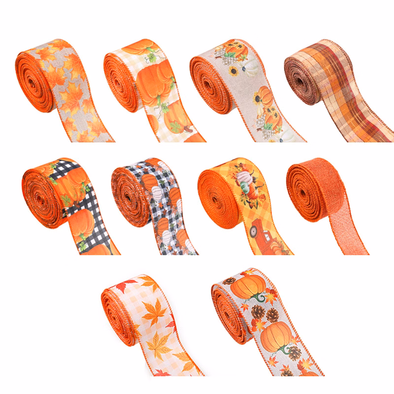 10 yards Thanksgiving Harvest Festival Decorative Ribbon