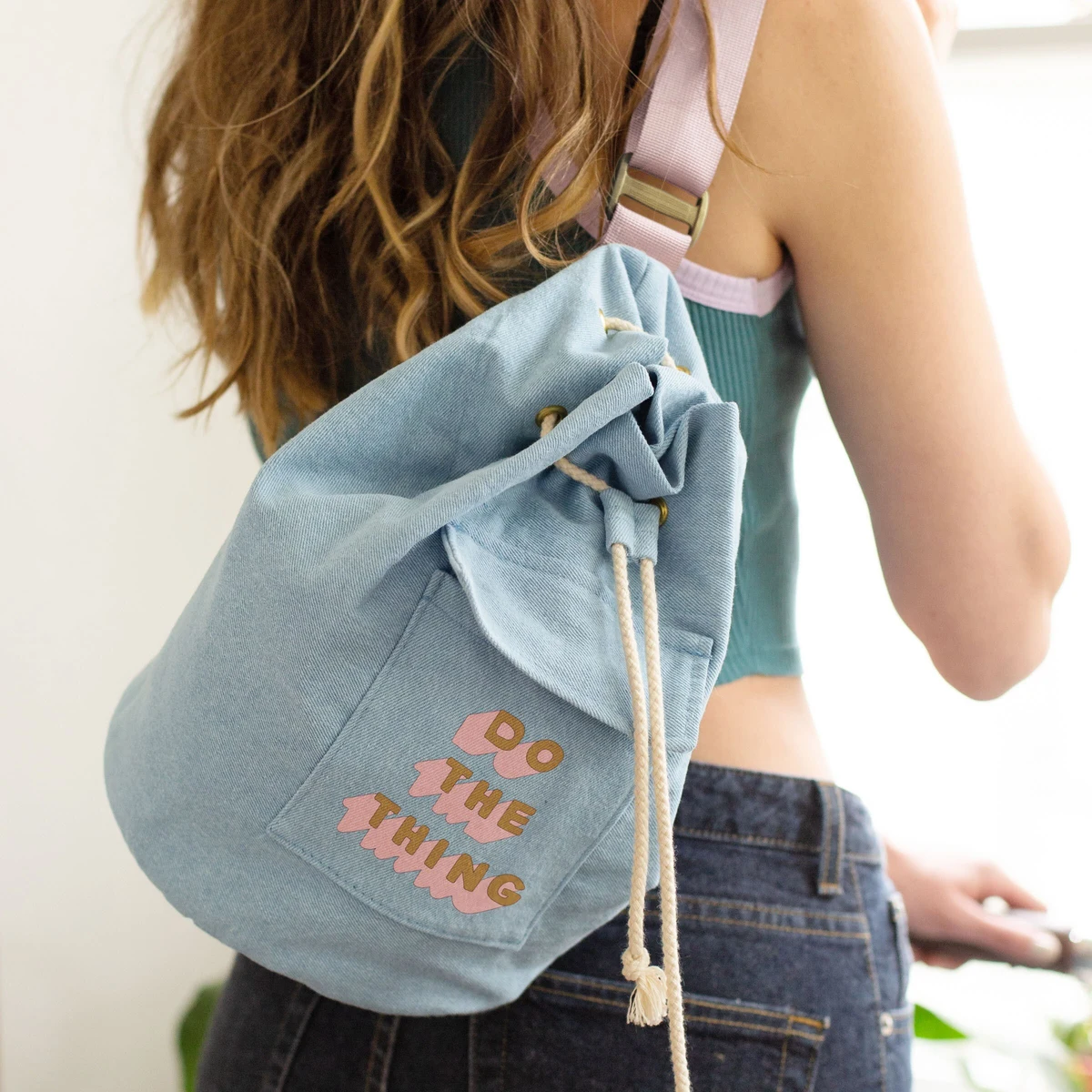 BUCKET SLING - DENIM 1