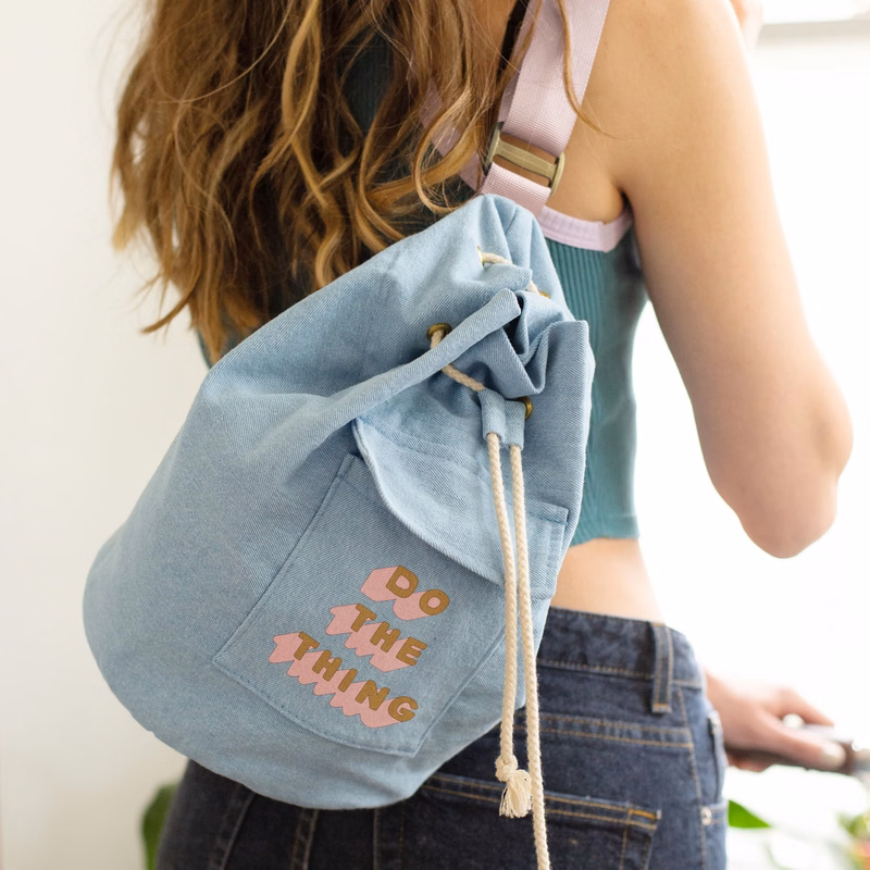 BUCKET SLING - DENIM