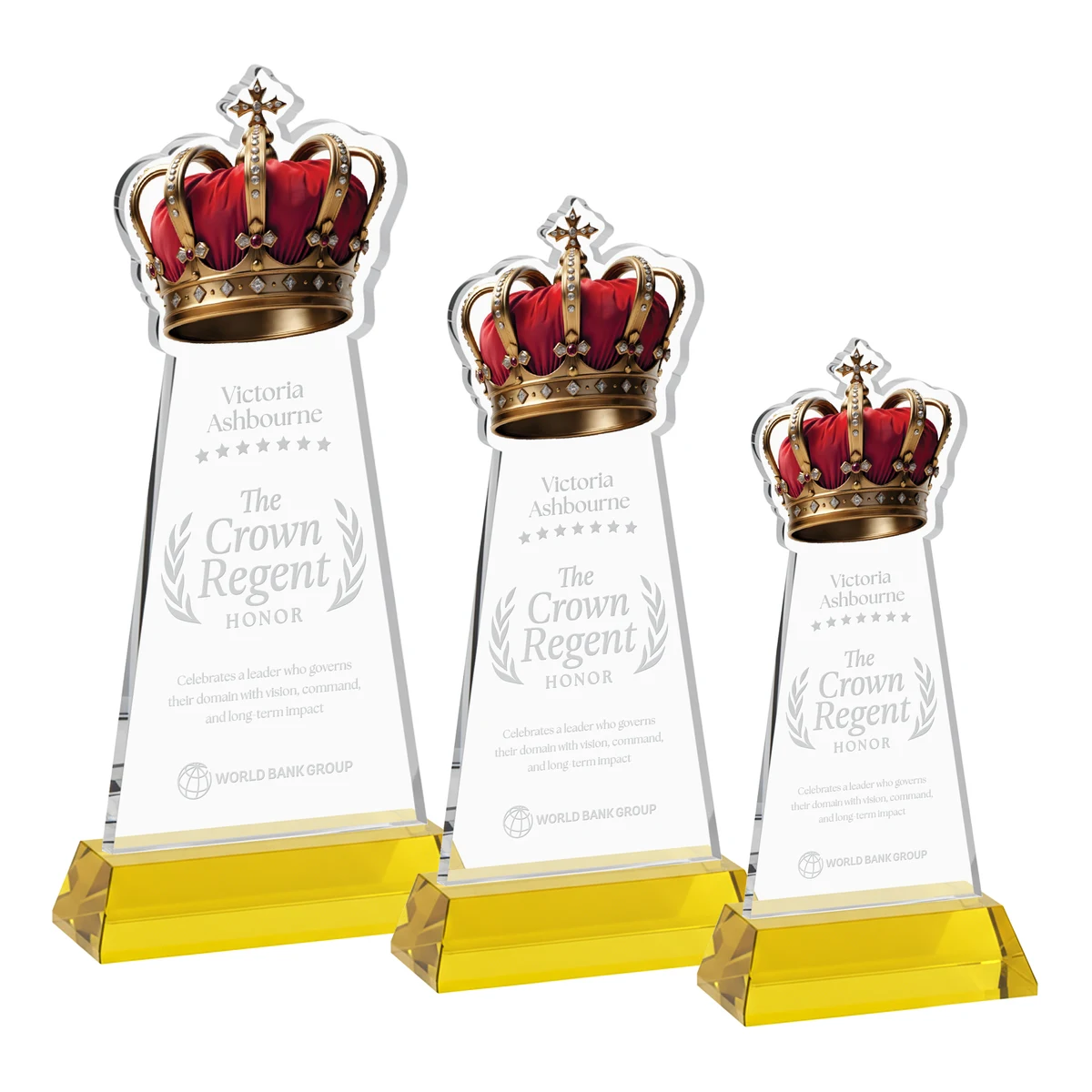 Crown Award on Hartford Base - Gold 1