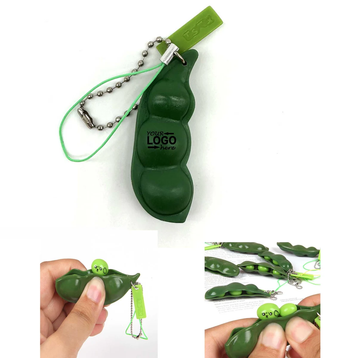 Squeeze-A-Bean Popper Keychain 1