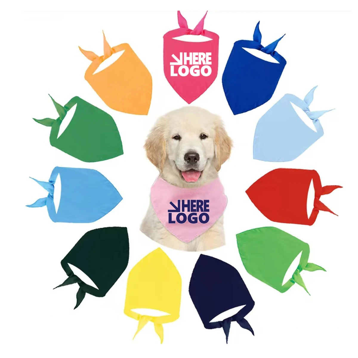 Customizable Pattern Size Pet Drool Towel 1