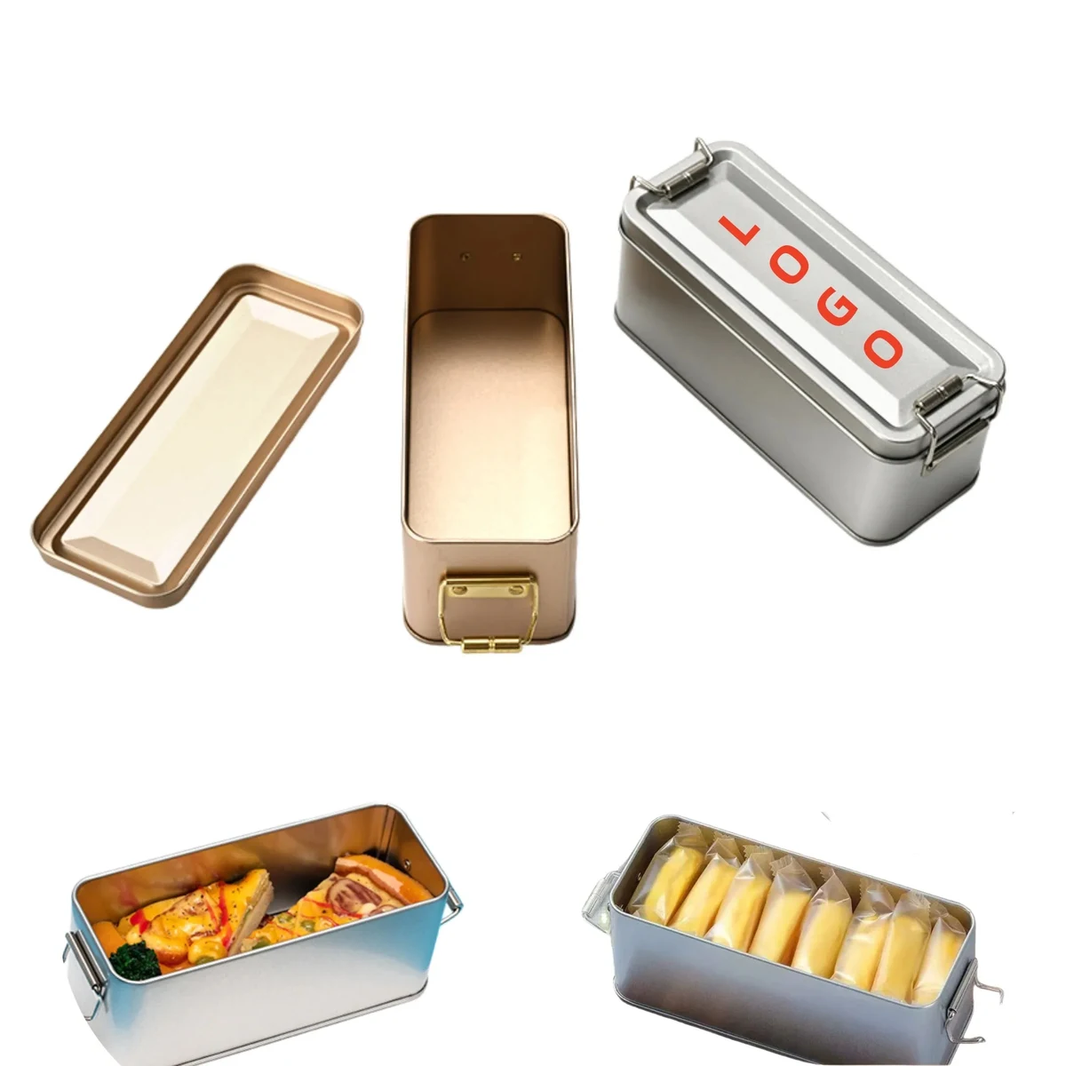 Biscuit Tin Airtight Food Container For Cookie Treat Storage 1