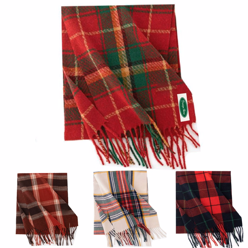 Autumn/Winter Christmas Checkered Scarf