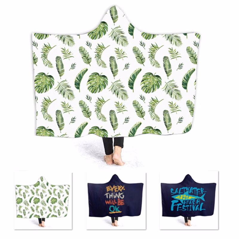 Sublimated Hooded Blanket