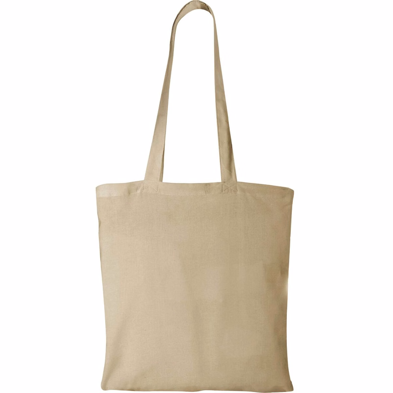 4 Oz. Canvas Convention Tote Bag with Shoulder Strap (15"x16")