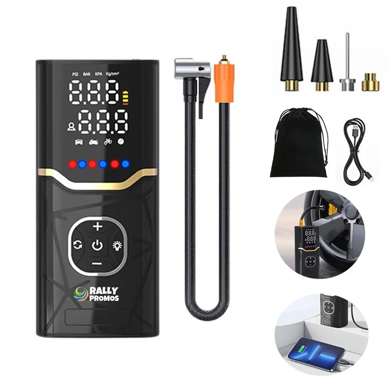 Portable Air Compressor Wireless Tire Inflator for Car Bikes 1