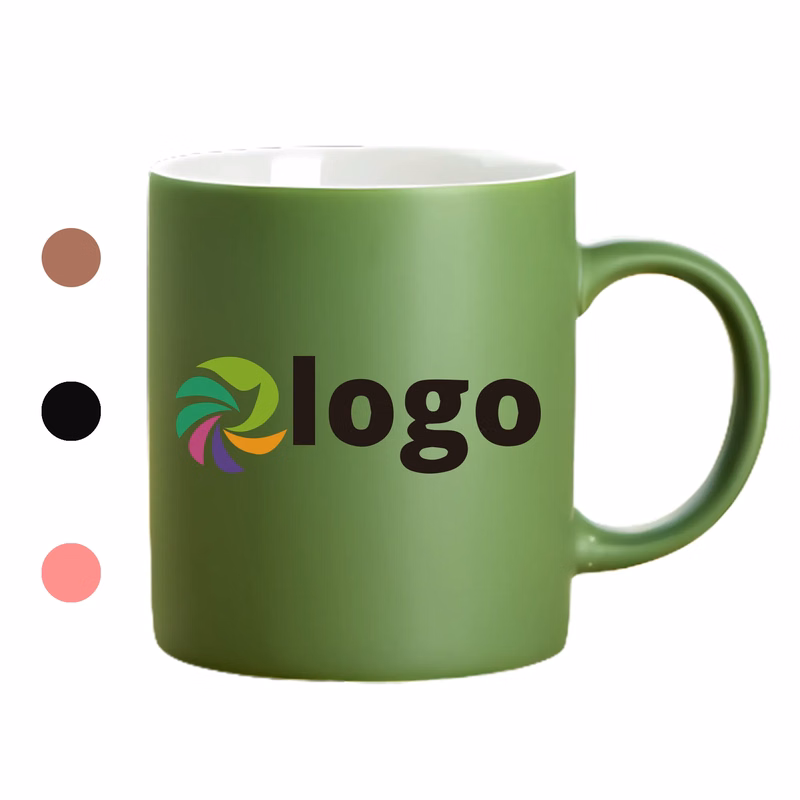 Full Color 11 Oz Classic Matte Ceramic Coffee Mug