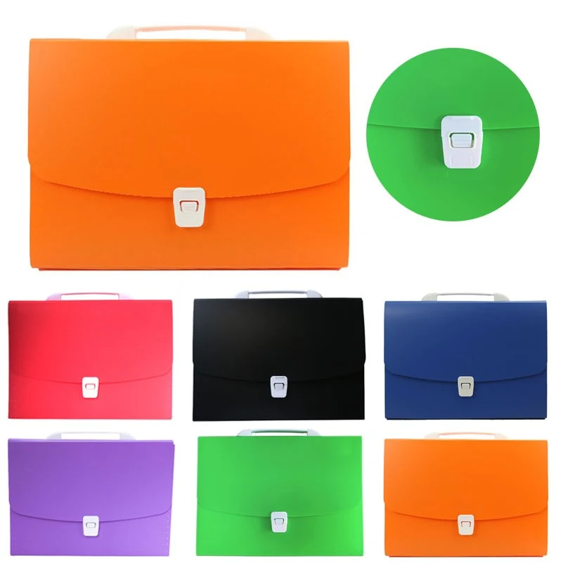 13-Pocket A4 Expanding File Folder with Snap Closure & Handle 1