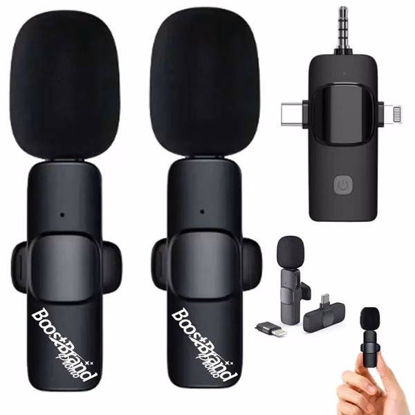 Custom Wireless Lavalier Microphone — Professional Audio for Content Creators