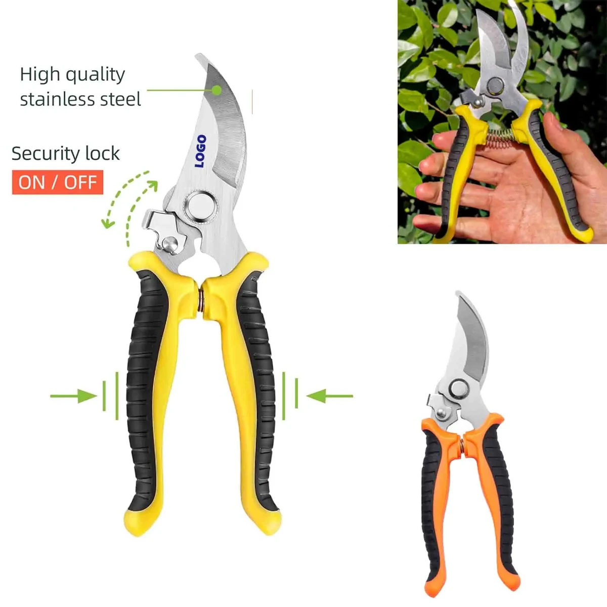 Stainless Steel Garden Pruning Shear 1