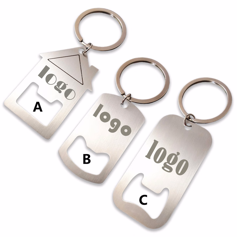 Metal bottle opener keychain MOQ50