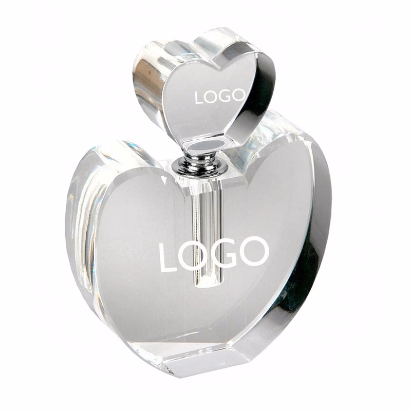 Heart Shaped Crystal Perfume Bottle