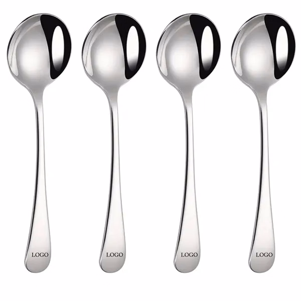 Custom 18/10 Stainless Steel Soup Spoon — Premium Dining Promotional Item