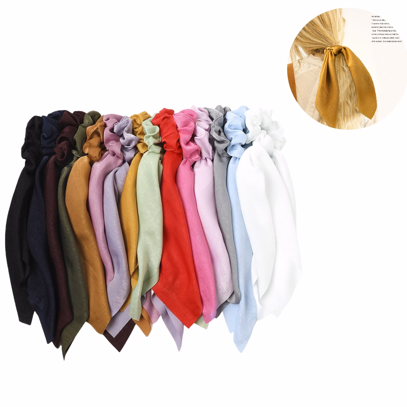 Long Hair Ribbons Knotted Hair Bows