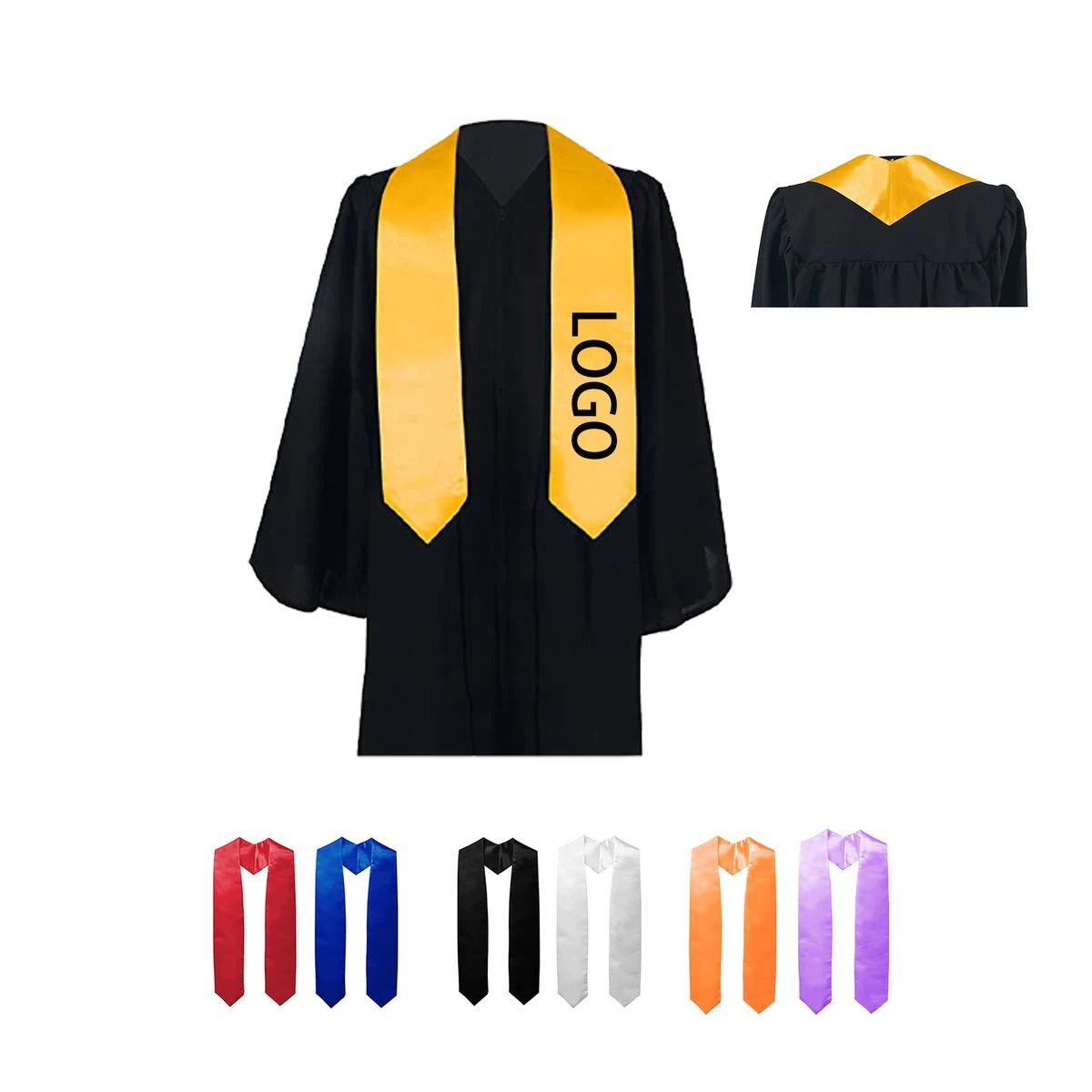 Elegant Satin Graduation Sashes 1