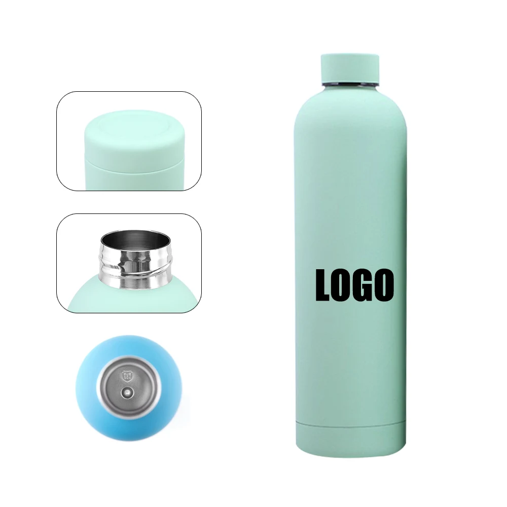 18 OZ. Rubber paint Stainless Steel Bottle 1