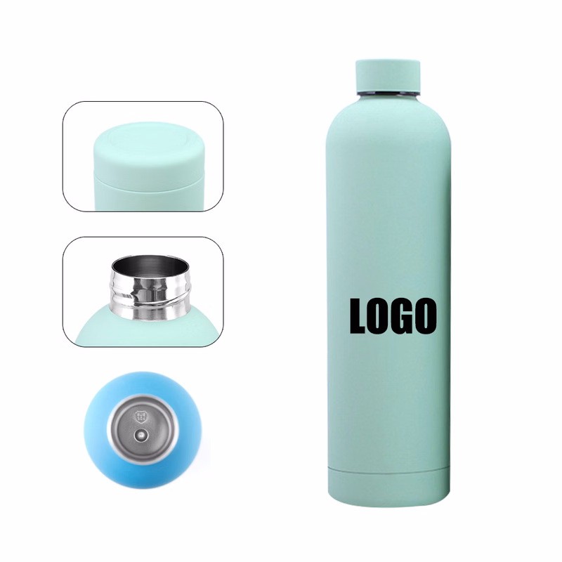 18 OZ. Rubber paint Stainless Steel Bottle