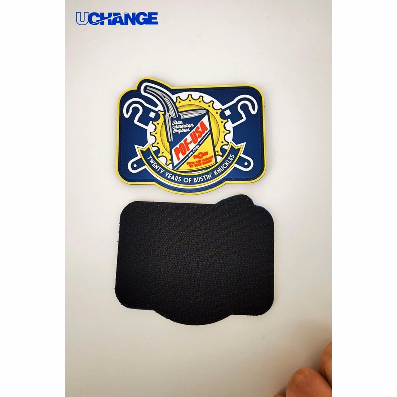 Custom PVC Patch with Hook Backing for Uniforms
