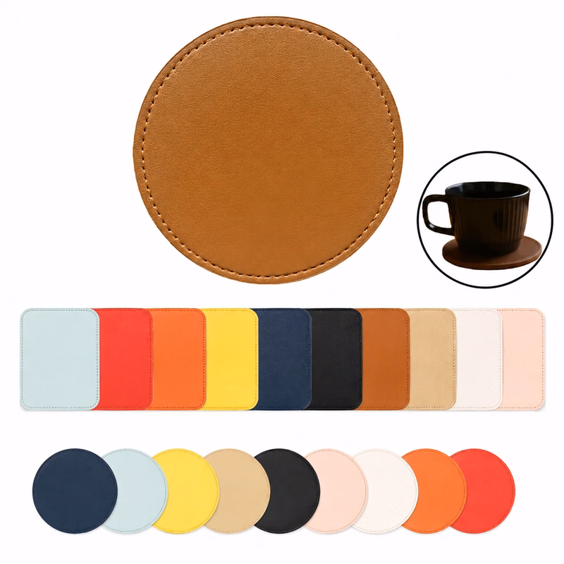 Stylish Leather Cup Pads