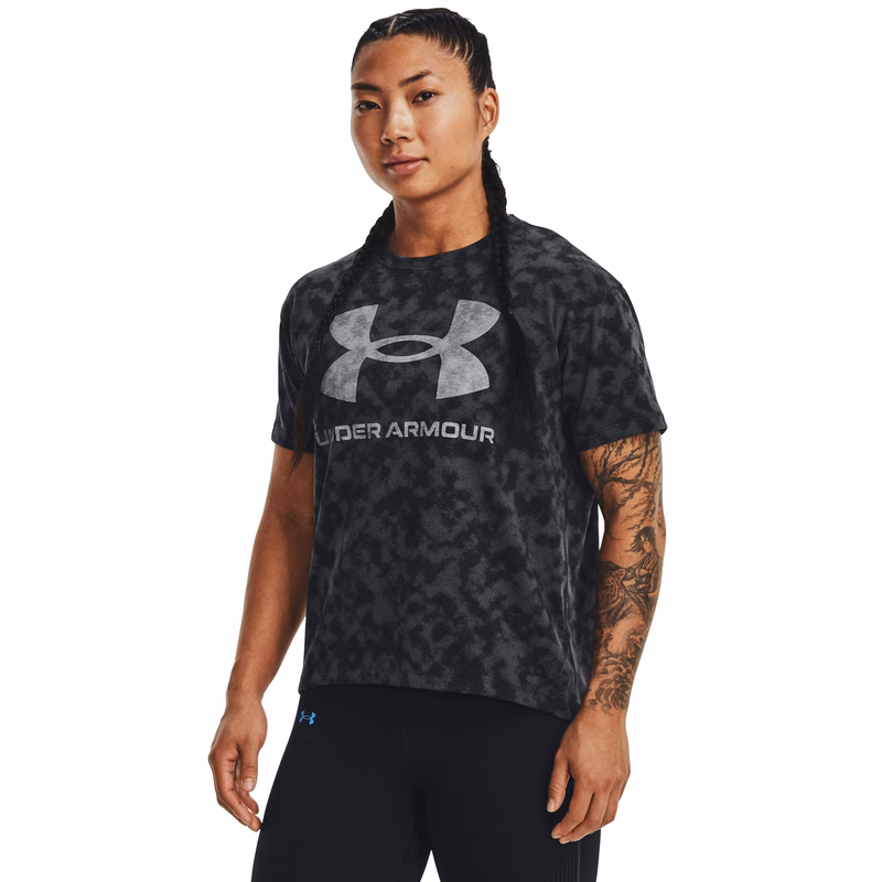 Women's UA Logo Printed Heavyweight Short Sleeve 