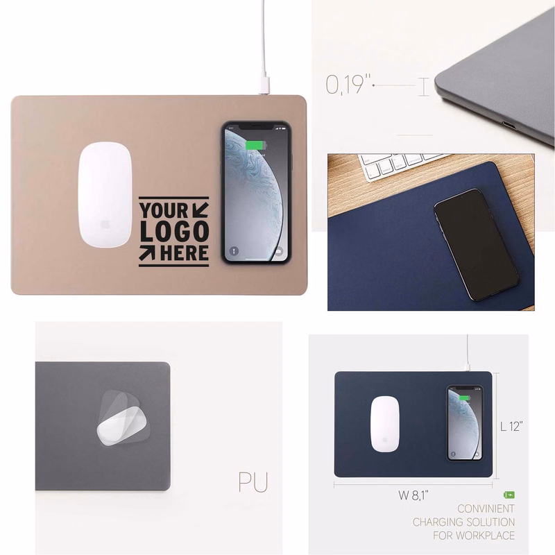 Qi Wireless Charging Mouse Pad Mat