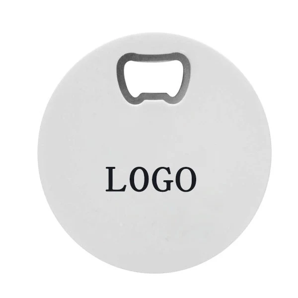 Round Bottle Opener Coaster 1