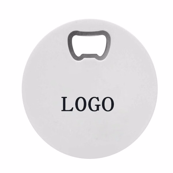 Round Bottle Opener Coaster