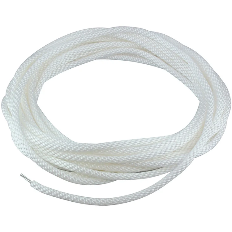 Halyard Rope - Wire Center - 5/16" White 1