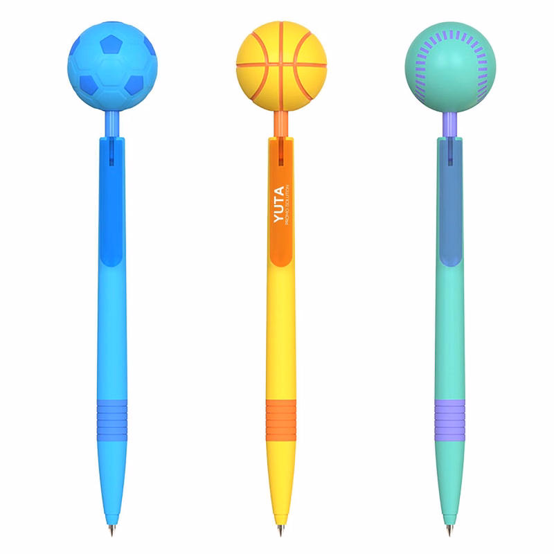School Fun Soccer Pen With Retractable Feature