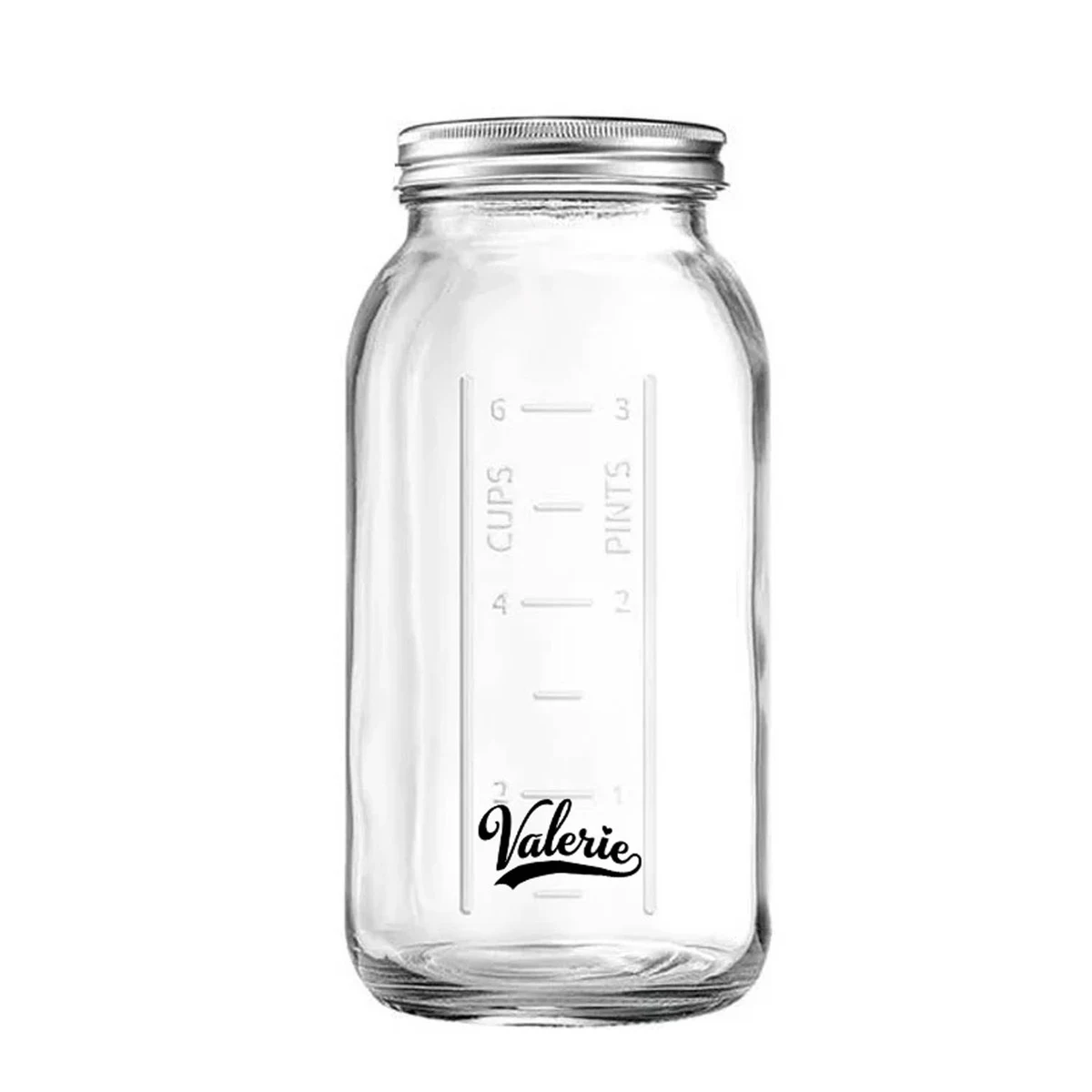 64oz BPA Free Wide Mouth Mason Jars w/ Lid 1