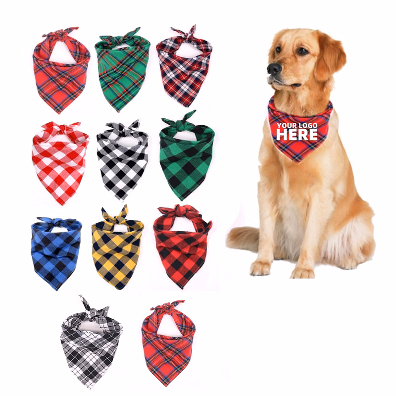 Pure Cotton Soft Bandanas For Pet