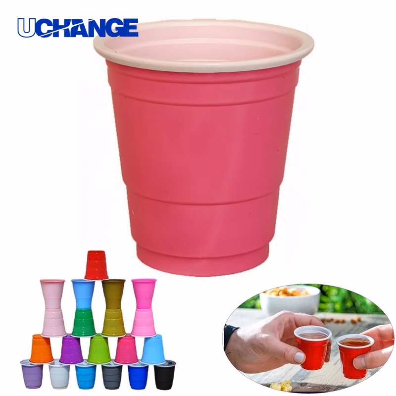 Plastic Shot Glass Cup Container (2oz)