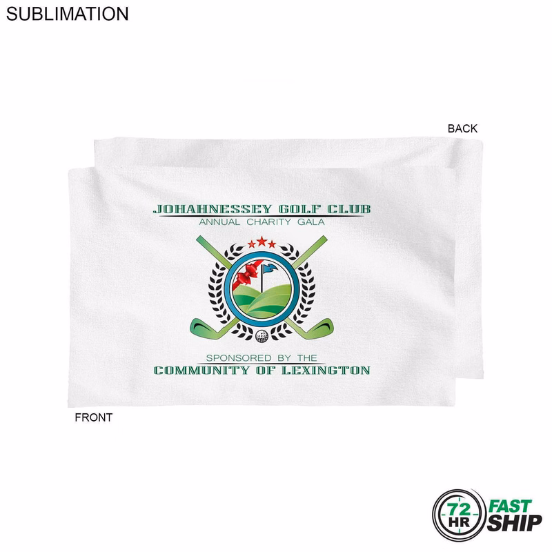 72 Hr Fast Ship - Plush and Soft White Velour Terry Cotton Blend Sport, Sweat Towel, 12x18