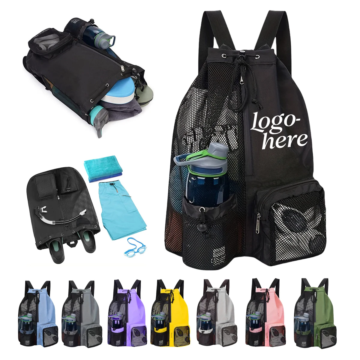 Multi-Functional Drawstring Backpack 1