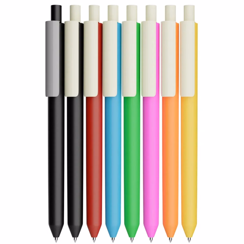 Basic Retractable Plastic Ball Pen
