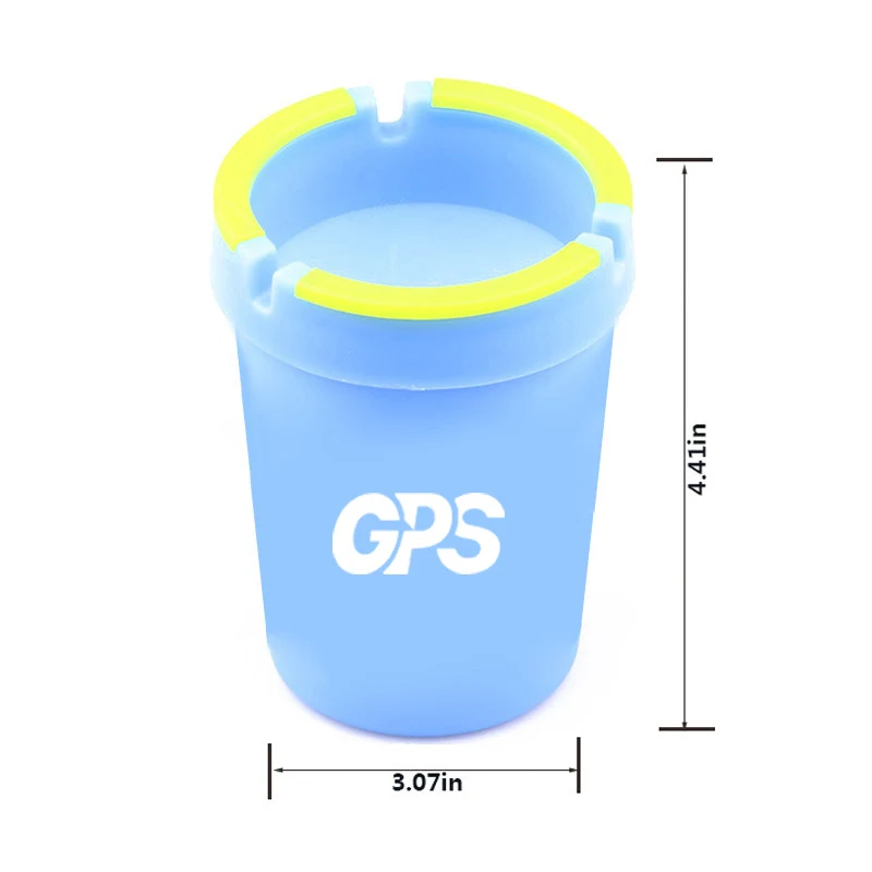 3" Portable Car Plastic Luminous Ashtray 1