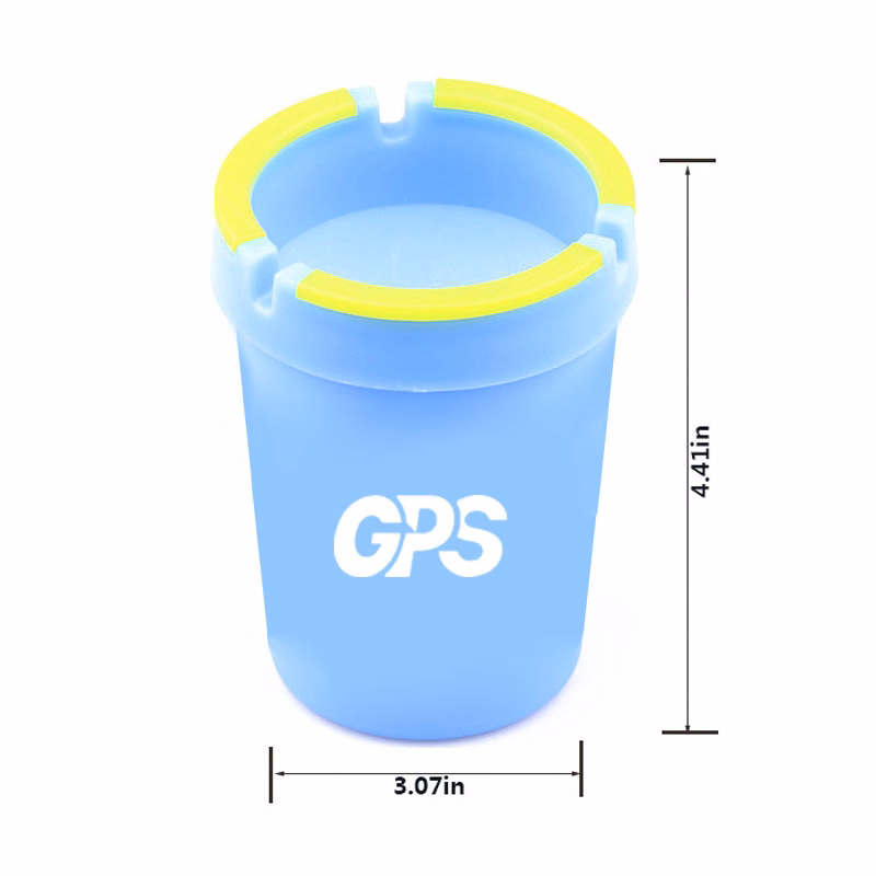 3" Portable Car Plastic Luminous Ashtray