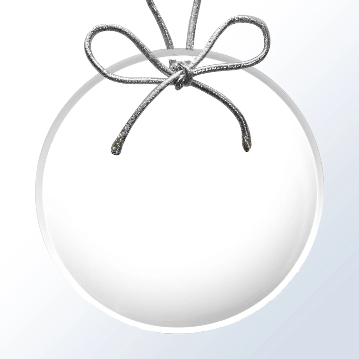 Acrylic Ornament with Silver String - Round 1