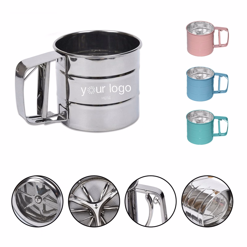 Stainless Steel Handheld Flour Sieve Mesh Sifter
