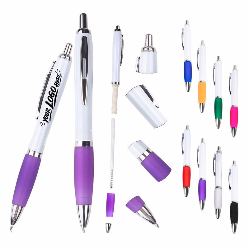 Gourd Click Ballpoint Pen Plastic Promo Writing Pen