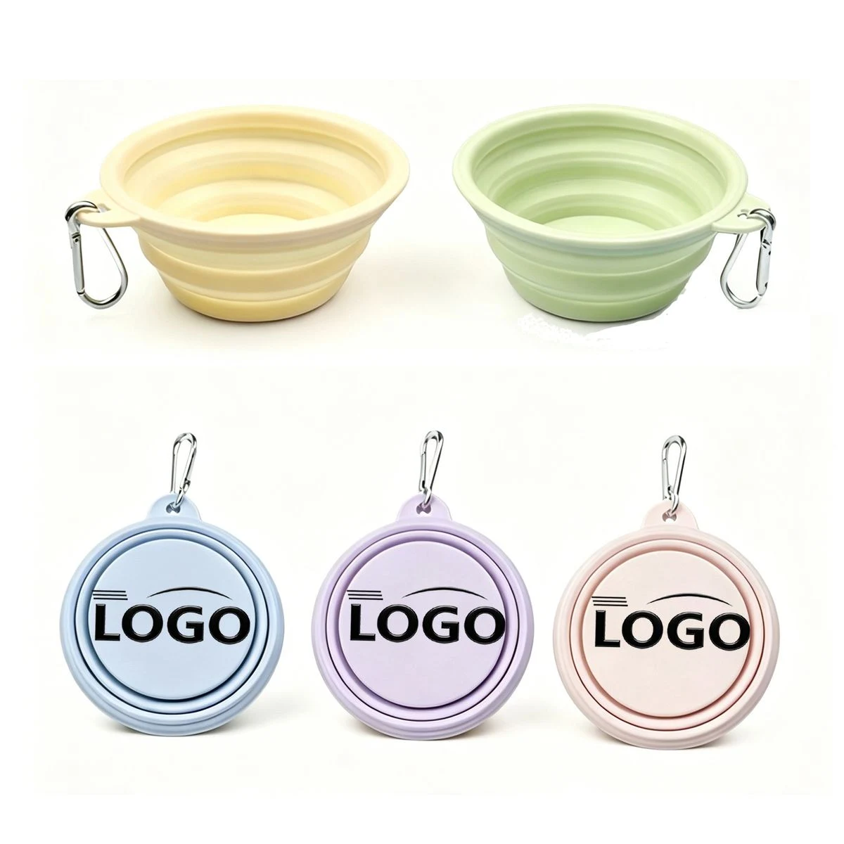 Custom Collapsible Pet Bowl 1